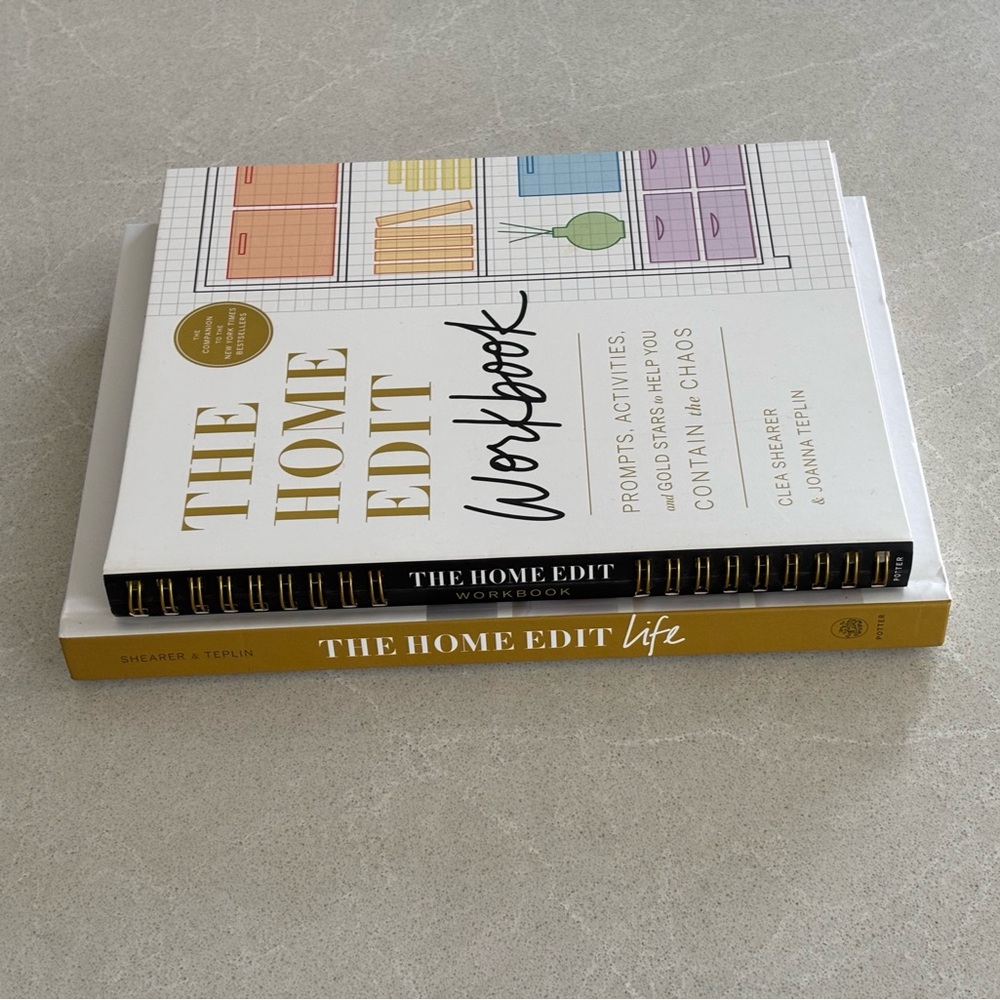 The Home Edit Life Book and Workbook Like New Home Organization Decluttering
